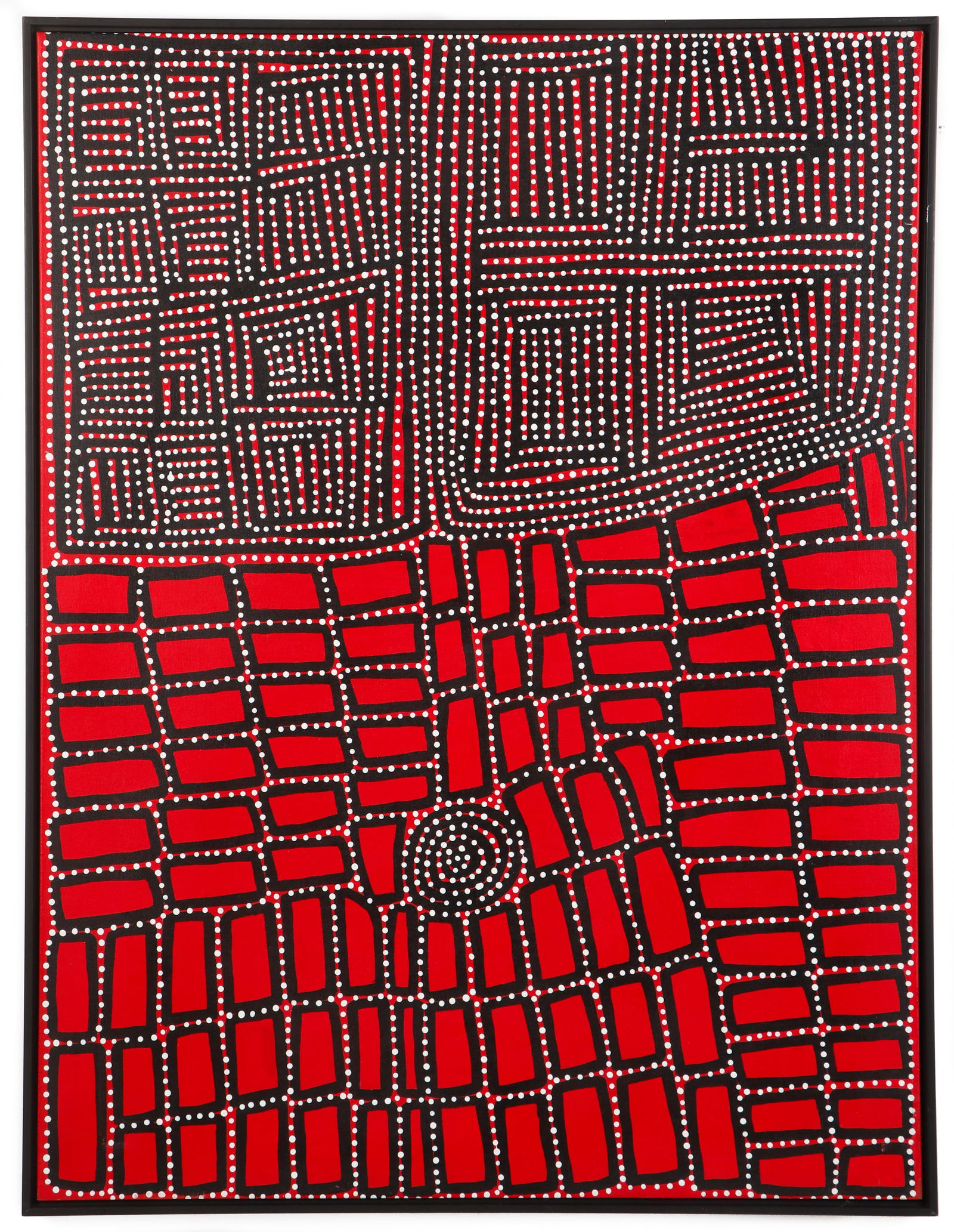 Walala Tjapaltjarri (Australian, b. 1970) "Tingari Cycle" (1 of 3)