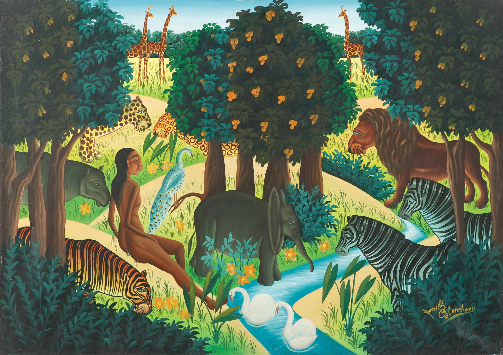 Smith Blanchard (Haitian, b. 1952) Painting (1 of 4)