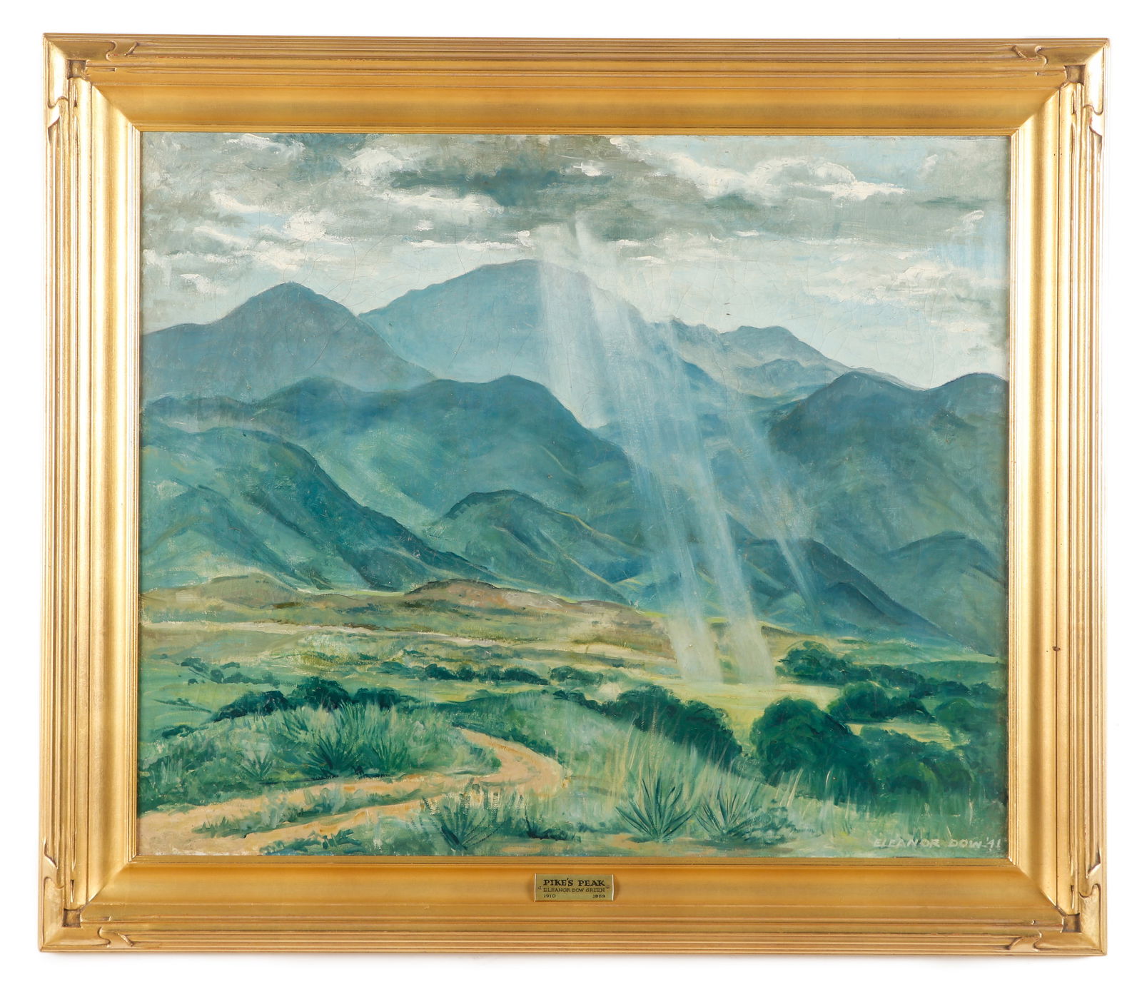 Eleanor Dow Green (American, 1910- 1969) "Pike's Peak" (1 of 4)