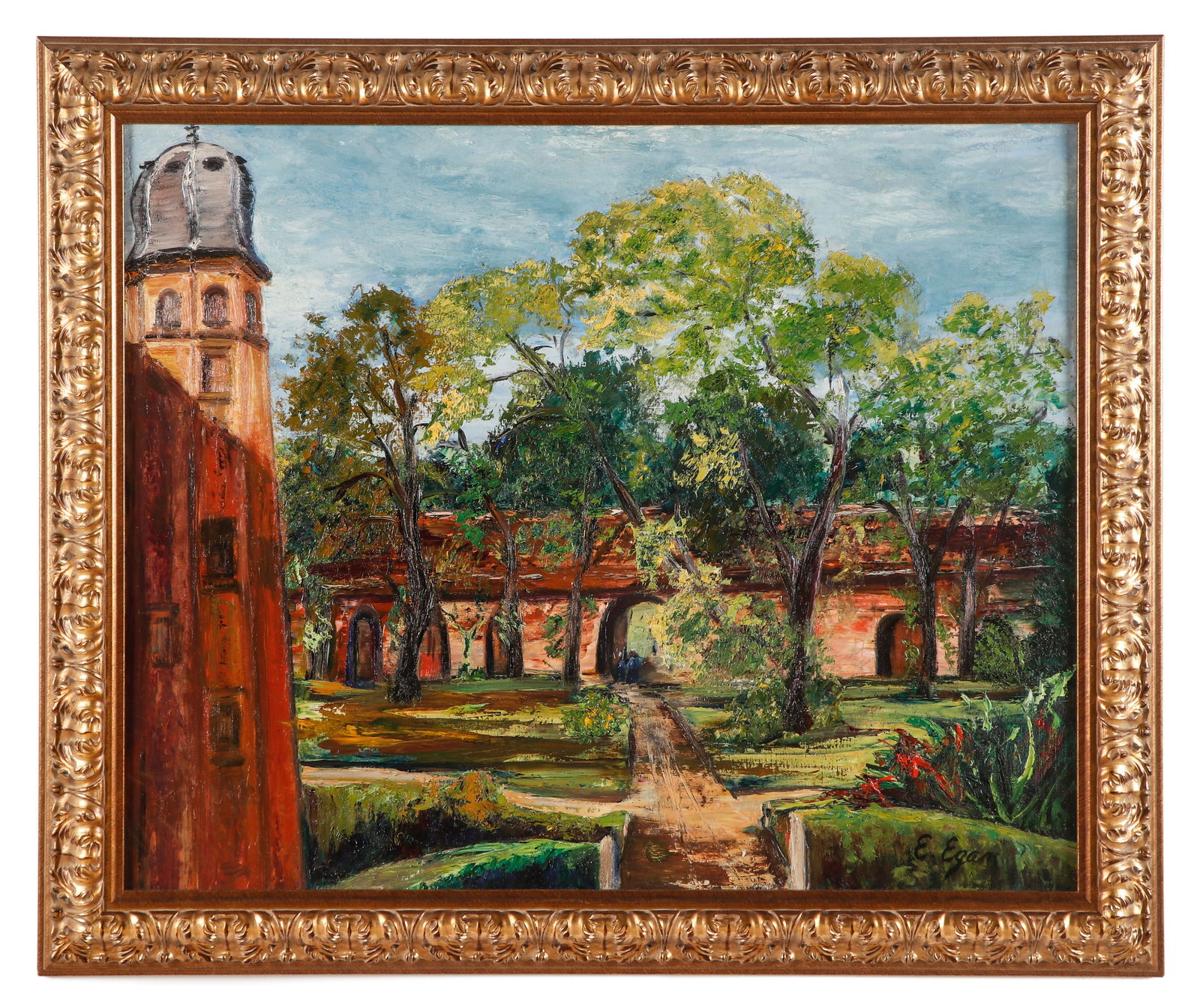 Eloise Egan (1874-1967) "The Orchard, Chateau De Caumont" (1 of 3)