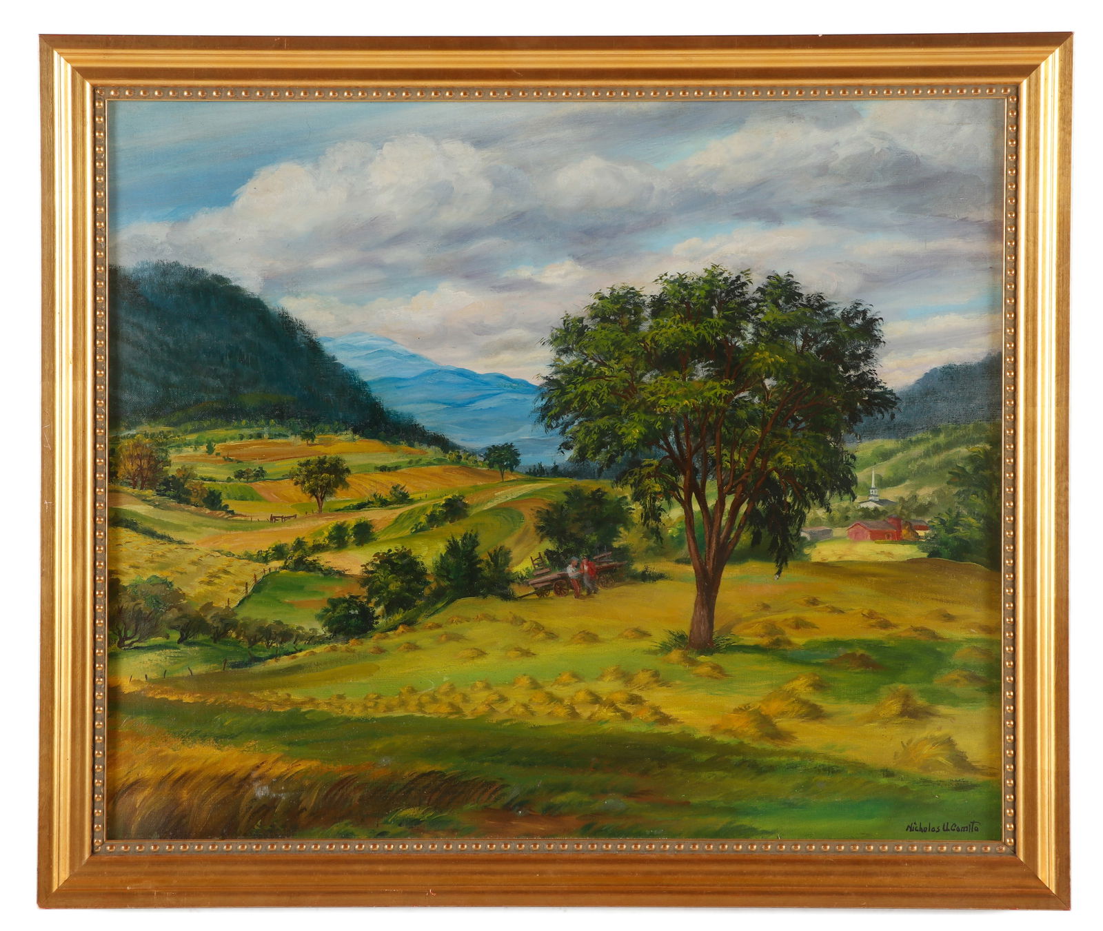 Nicholas U. Comito (1906-1990) "Haying" (1 of 3)