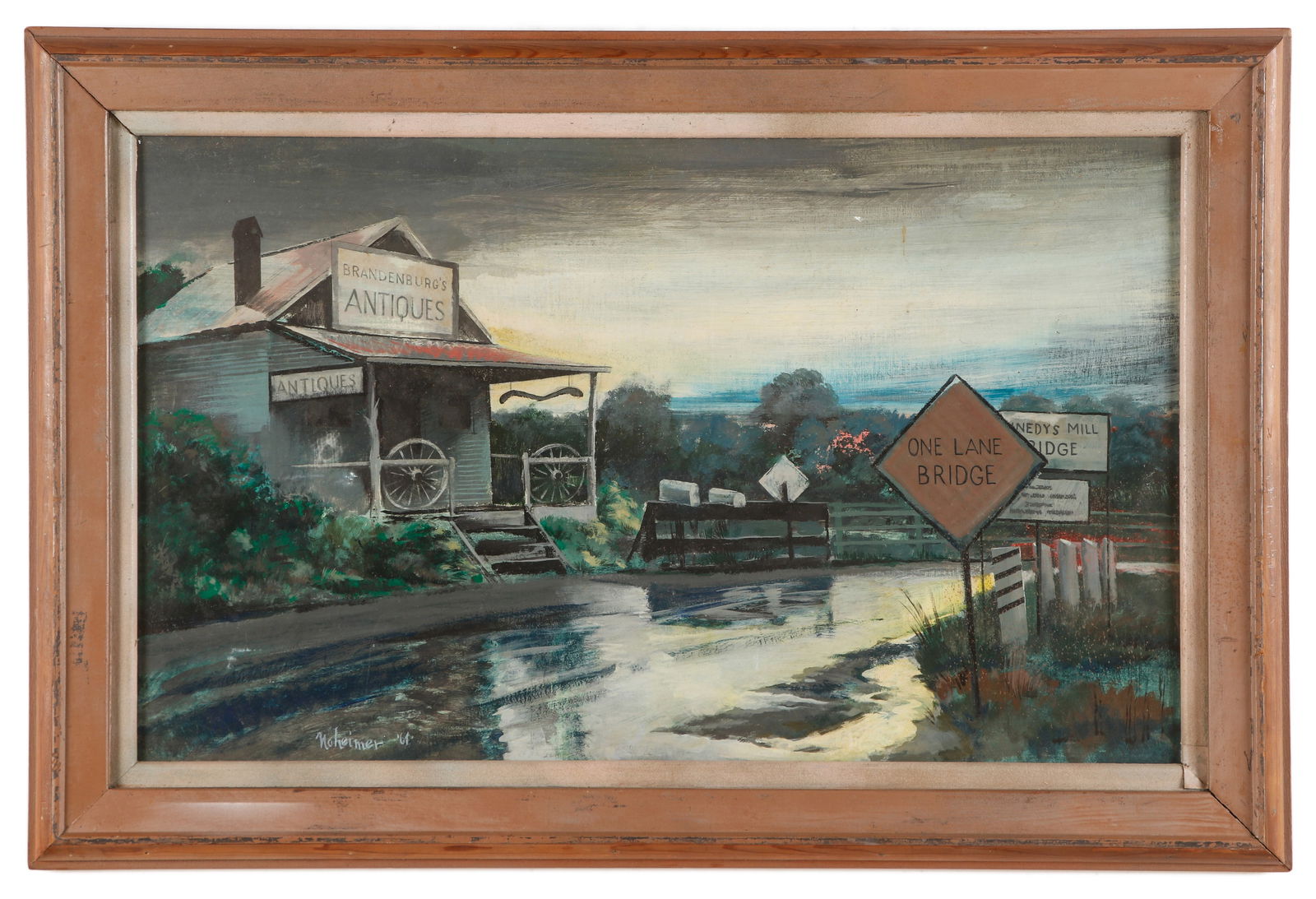 Mathias Noheimer (1909-1982) "The Ox Yoke" (1 of 4)