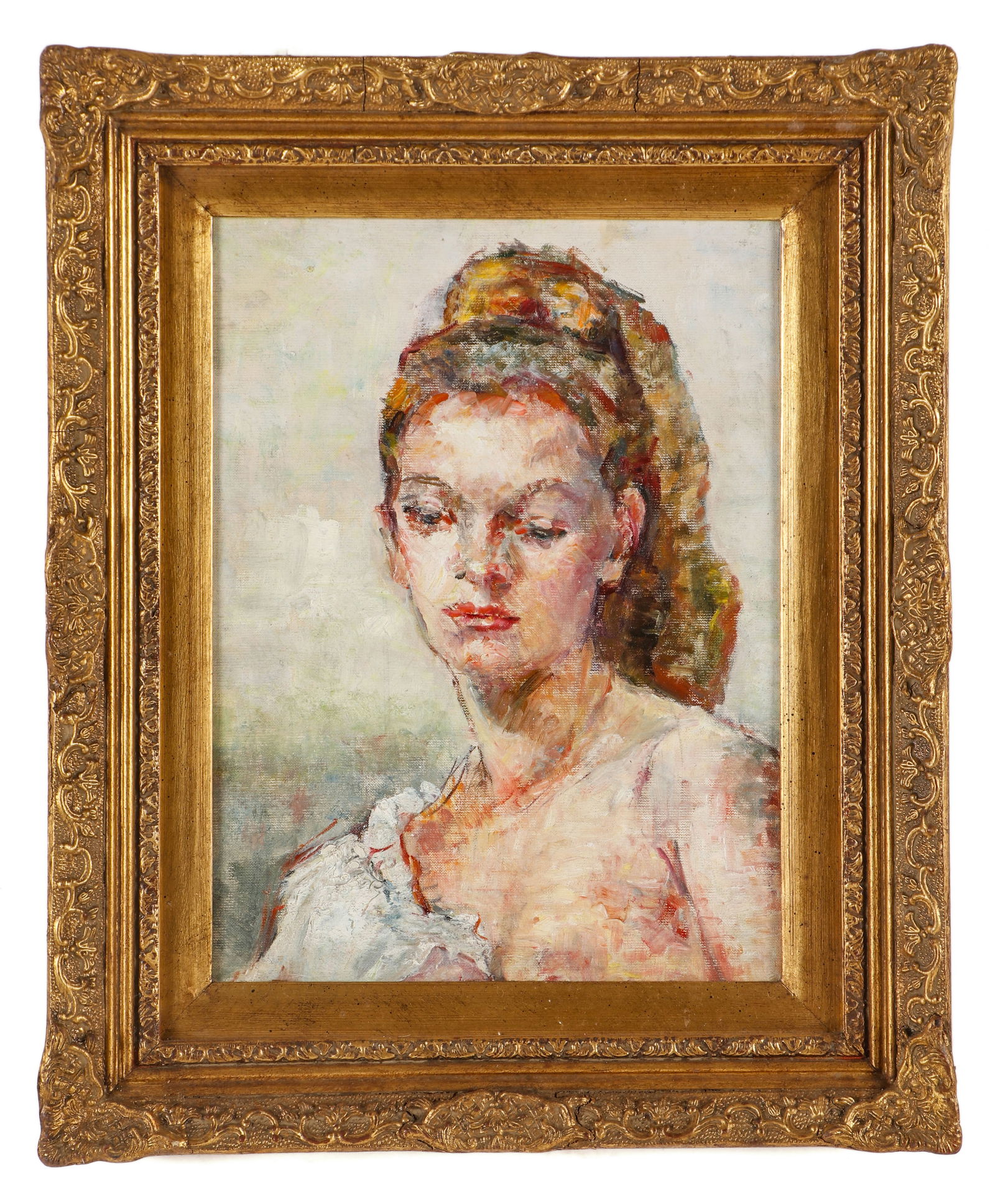 Blanche Rothschild (1893-1988) "Portrait of A Young Woman" (1 of 2)