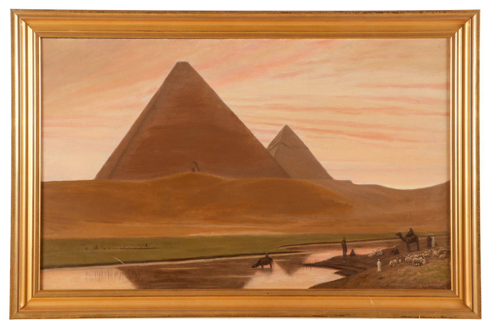Ernest Wadsworth Longfellow (1845-1921) "Pyramids Along the Nile" (1 of 4)