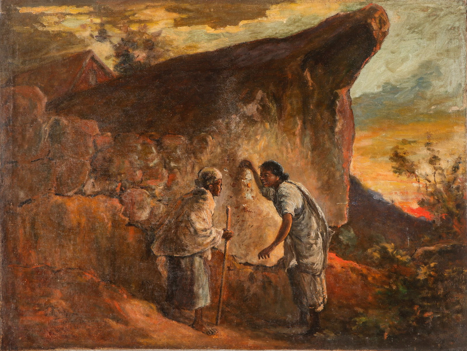 N. Rokotova  (20th c.) "The Soothesayer Rock" (1 of 4)