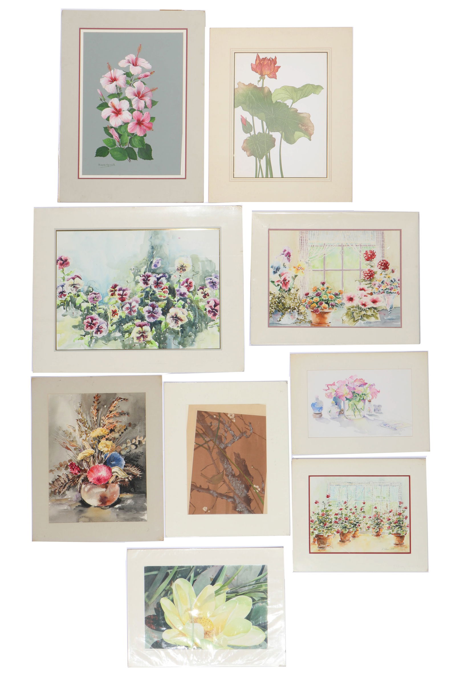 Collector's Lot of Floral Still Lifes (1 of 8)