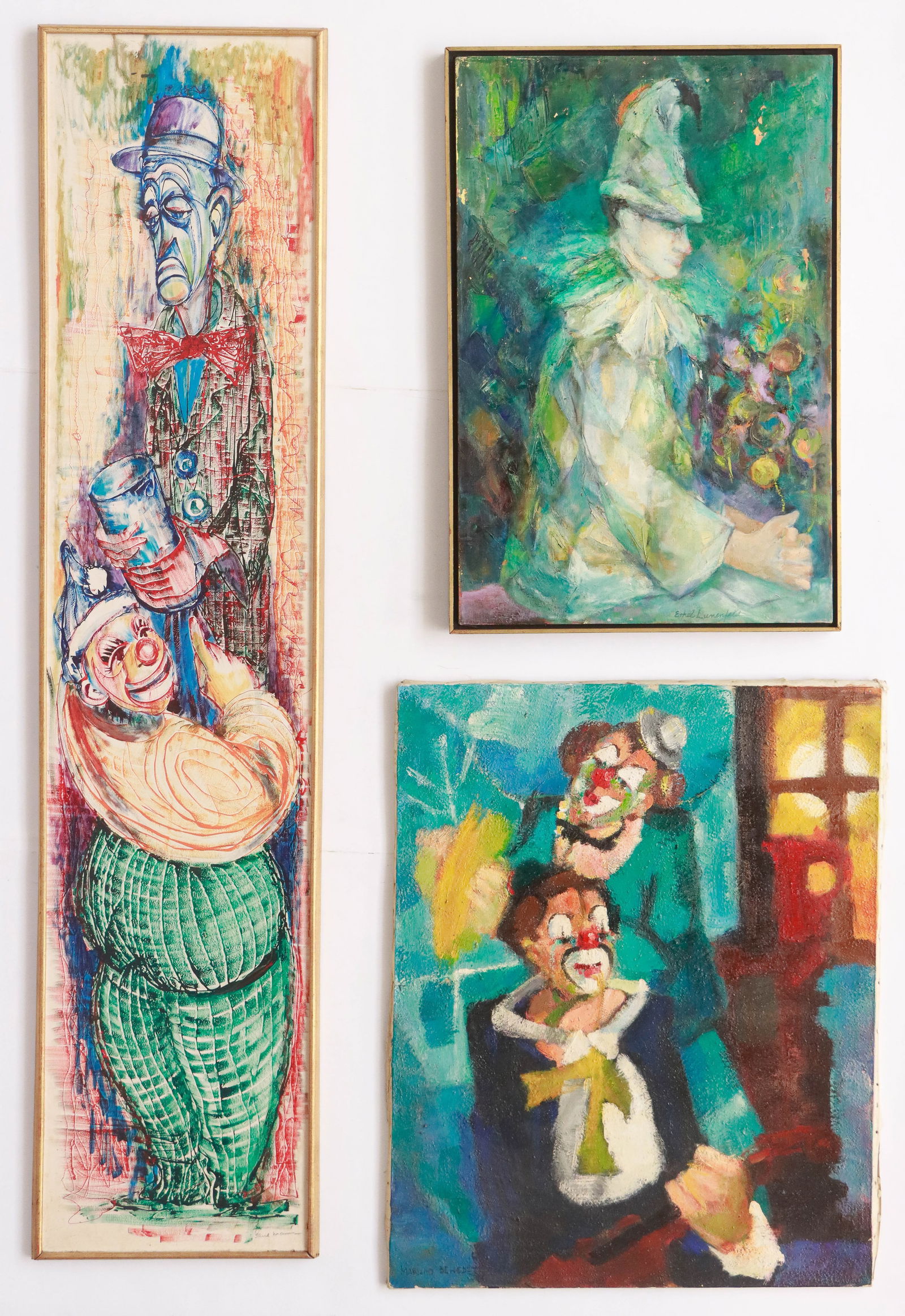 3 Paintings of Clowns (1 of 7)