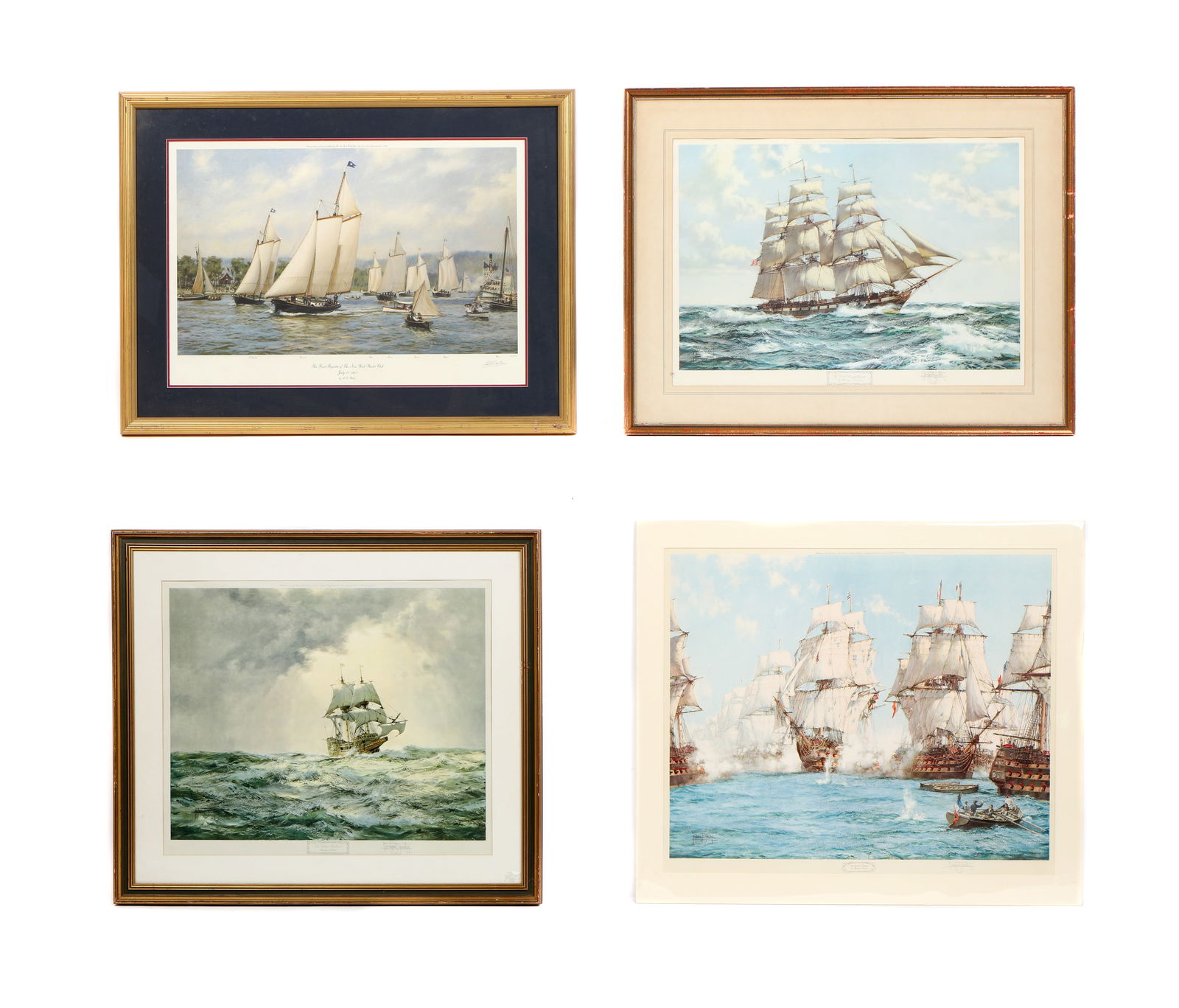 4 Framed Prints of Sailing Ships (1 of 5)