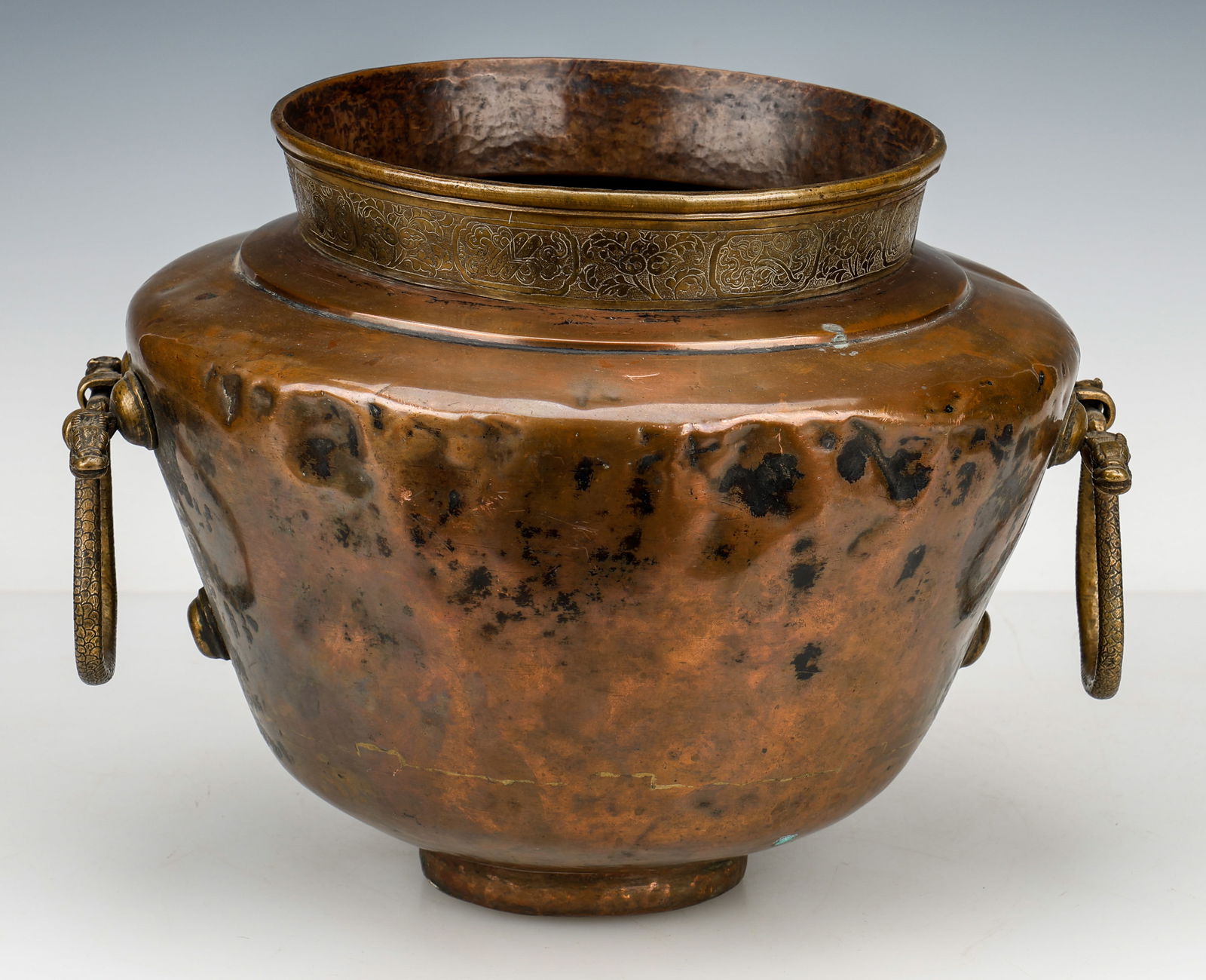 Antique Central Asian/Middle Eastern Copper Pot (1 of 6)