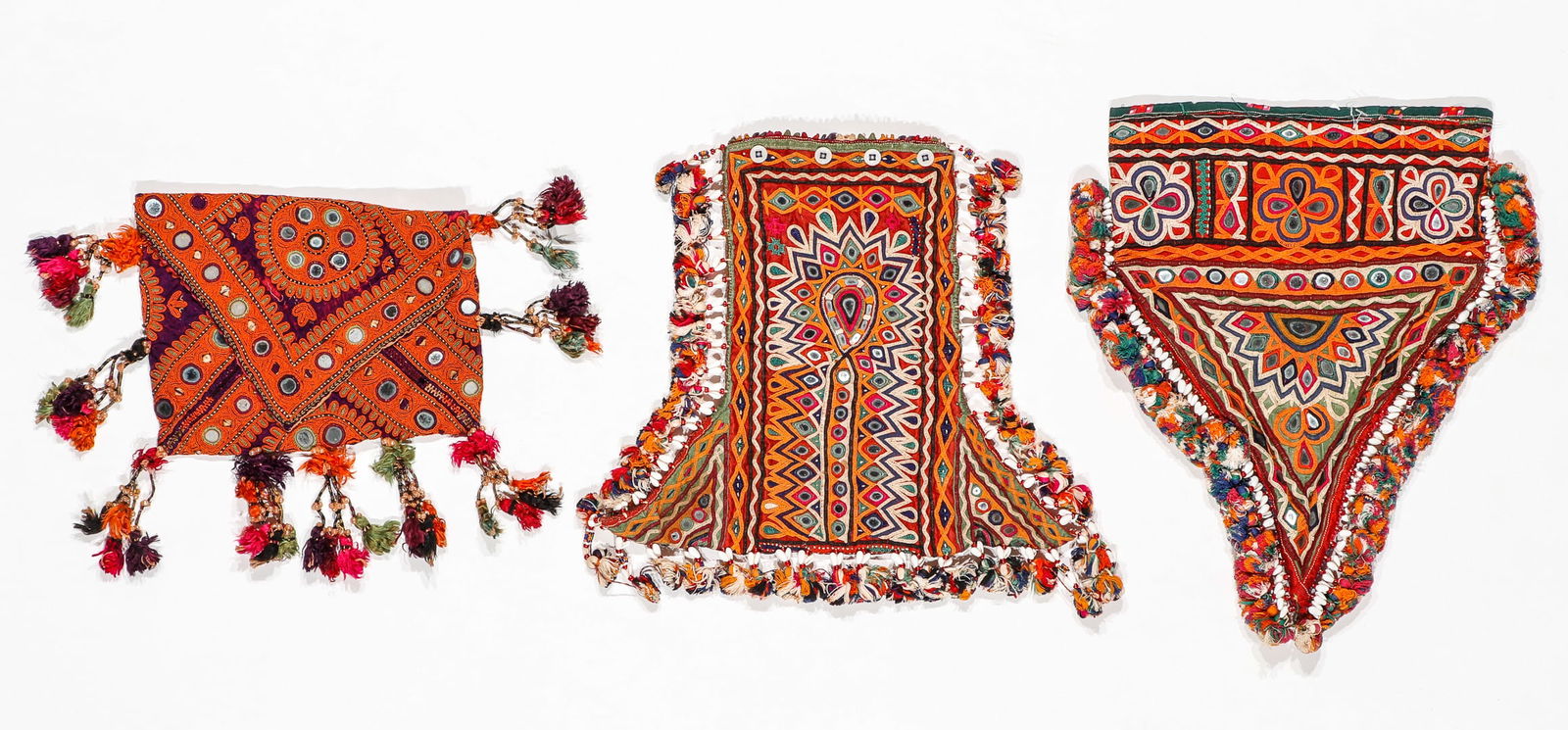 3 Embroideries, India, Early/Mid 20th C. (1 of 3)
