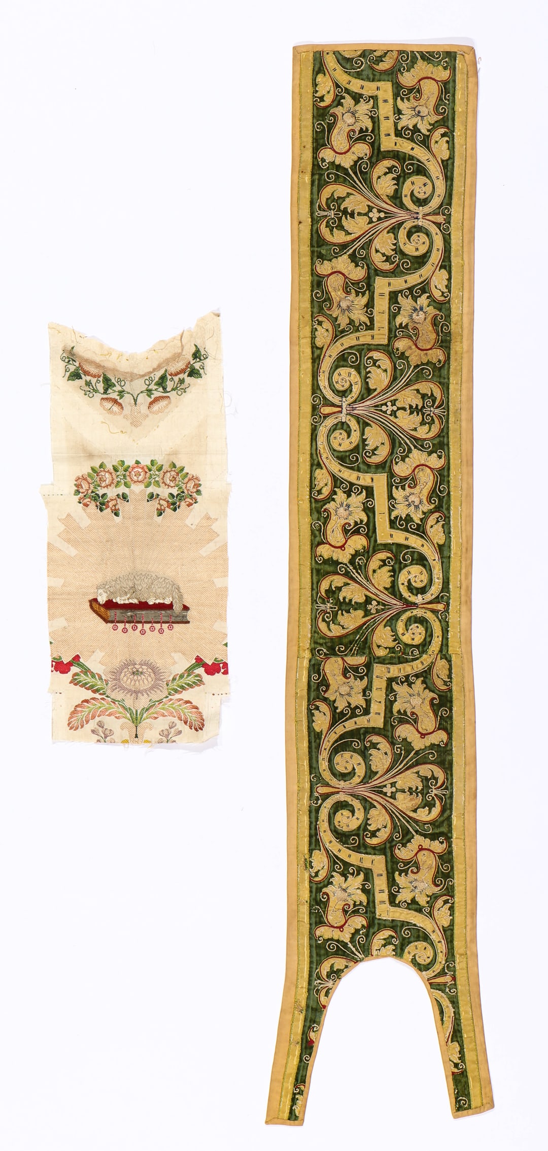 2 European Ecclesiastic Textiles, 18th/19th C. (1 of 6)