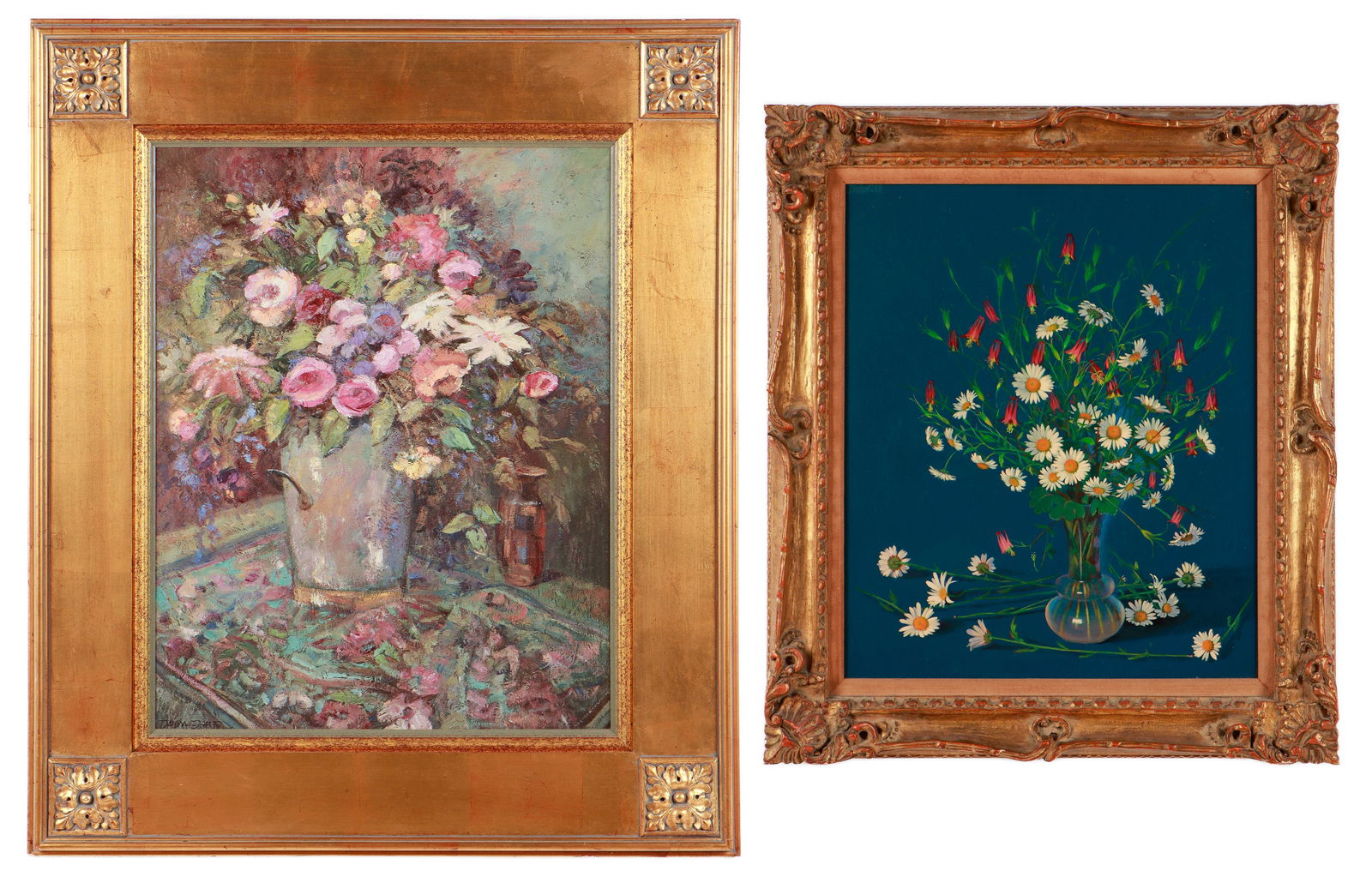 Two Floral Still Life Paintings (1 of 7)