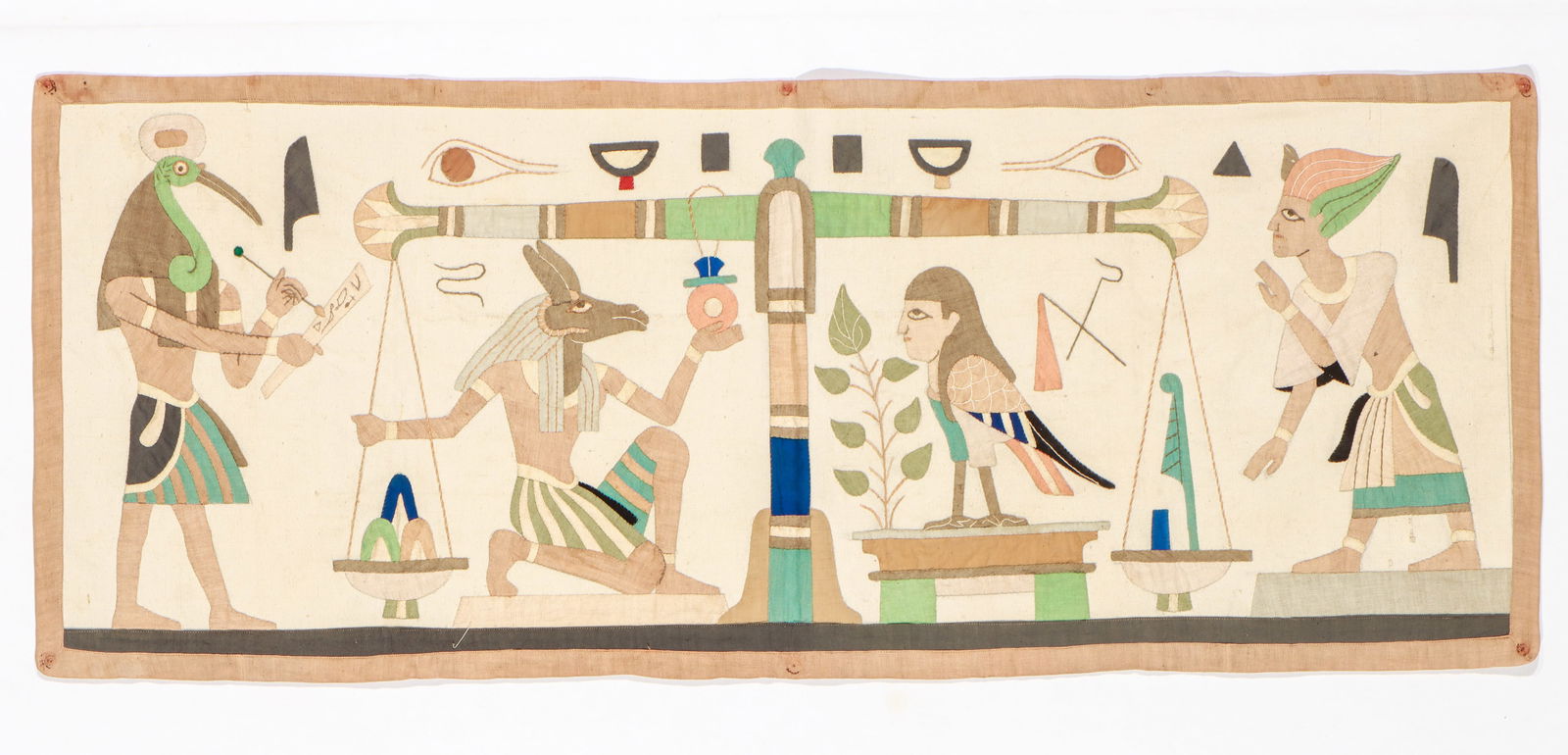 Old Egyptian Applique Textile Banner (1 of 3)