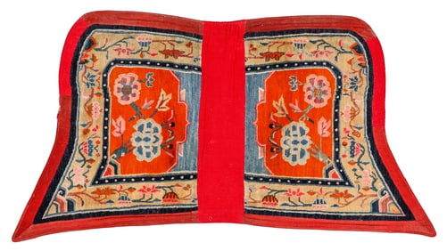 Saddle Rug, Tibet, Early 20th C., 4'6'' x 2'4''