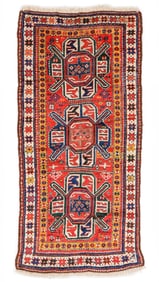 Kazak Rug, Caucasus, Ca. 1880, 4'0'' x 8'6''