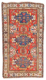 Karabagh Rug, Caucasus, Ca. 1875, 4'10'' x 8'11''