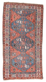 Cloudband Kazak Rug, Caucasus, Ca. 1880, 4'2'' x 8'0''
