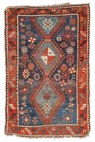 Kazak Rug, Caucasus, Ca. 1875, 4'2'' x 6'5''