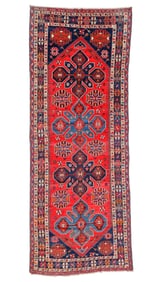 Large Kazak Rug, Caucasus, Early 20th C., 6'0'' x 18'0''