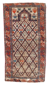 Daghestan Prayer Rug, Caucasus, Ca. 1875, 2'7'' x 4'10''