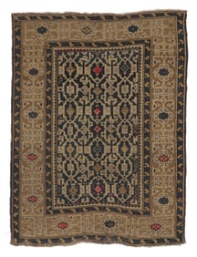 Kuba Rug, Caucasus, Late 19th C., 3'6'' x 4'8''