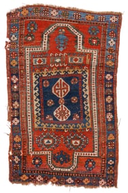 Kazak Rug, Caucasus, Ca. 1875, 3'3'' x 5'5''
