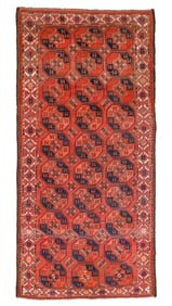 Ersari Rug, Turkmenistan, Late 19th C., 6'6'' x 13'2''