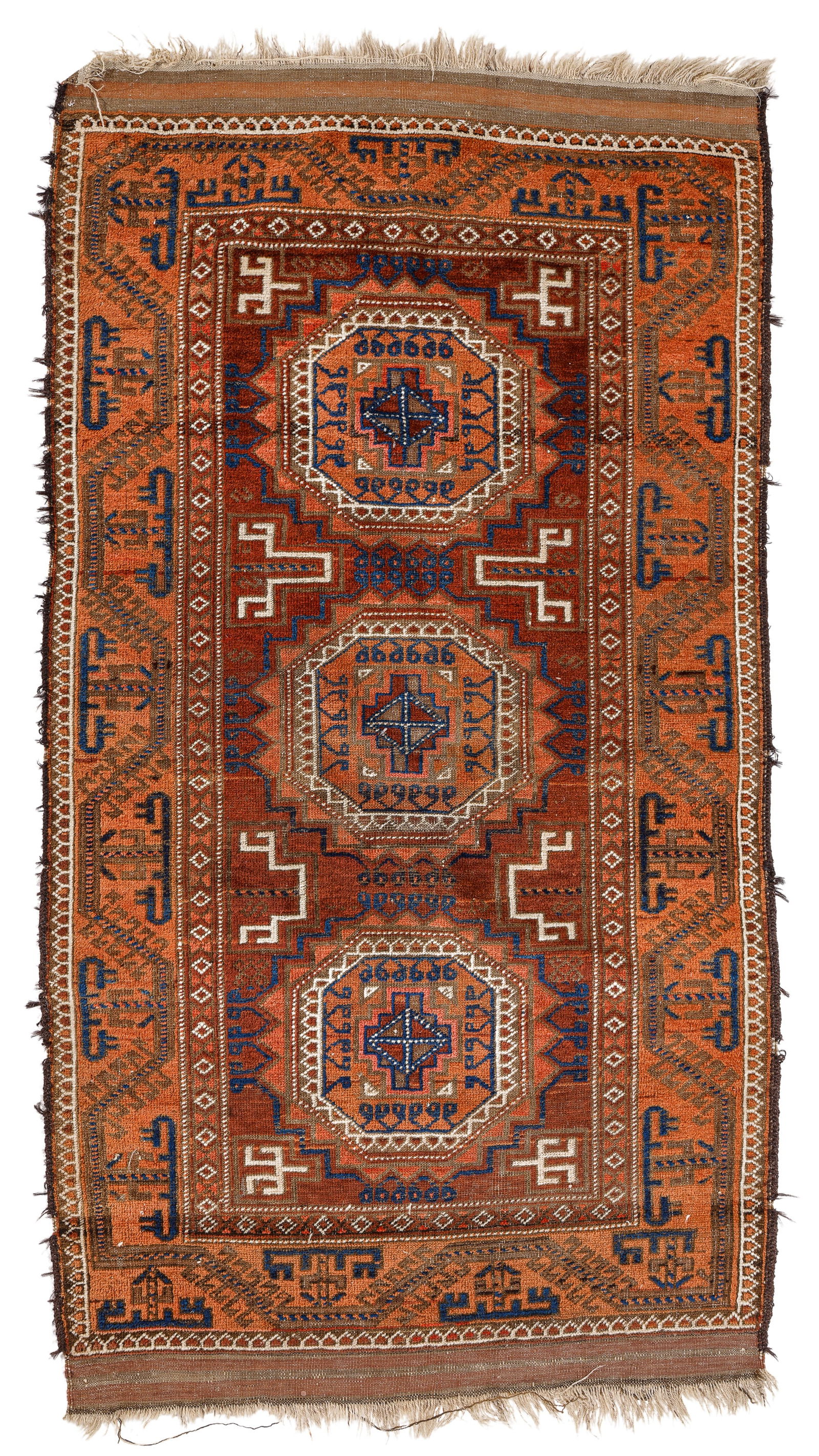Baluch Rug, Persia/Afghanistan, Late 19th C., 3'0'' x 5'7'' (1 of 4)
