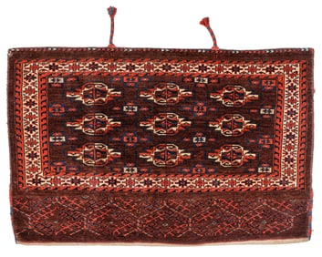 Yomud Chuval, Turkmenistan, Late 19th C., 2'7'' x 4'0''