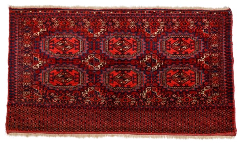Tekke Chuval, Turkmenistan, Late 19th C., 2'8'' x 4'6''