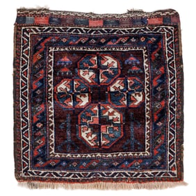 Baluch Bagface, Persia/Afghanistan, Ca. 1900, 1'9'' x 1'9''