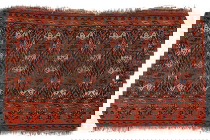 Ersari Chuval, Turkmenistan, 19th C., 3'5'' x 5'8''