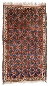 Baluch Rug, Persia/Afghanistan, Ca. 1900, 2'5'' x 4'4''