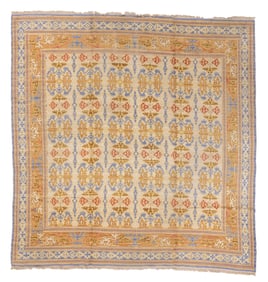 Cuenca Rug, Spain, Mid 20th C., 11'2'' x 11'7''