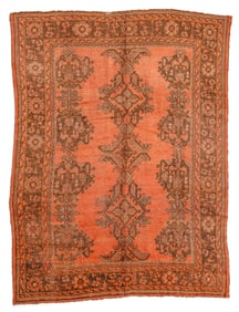 Oushak Rug, Turkey, Ca. 1900, 7'6'' x 9'11''