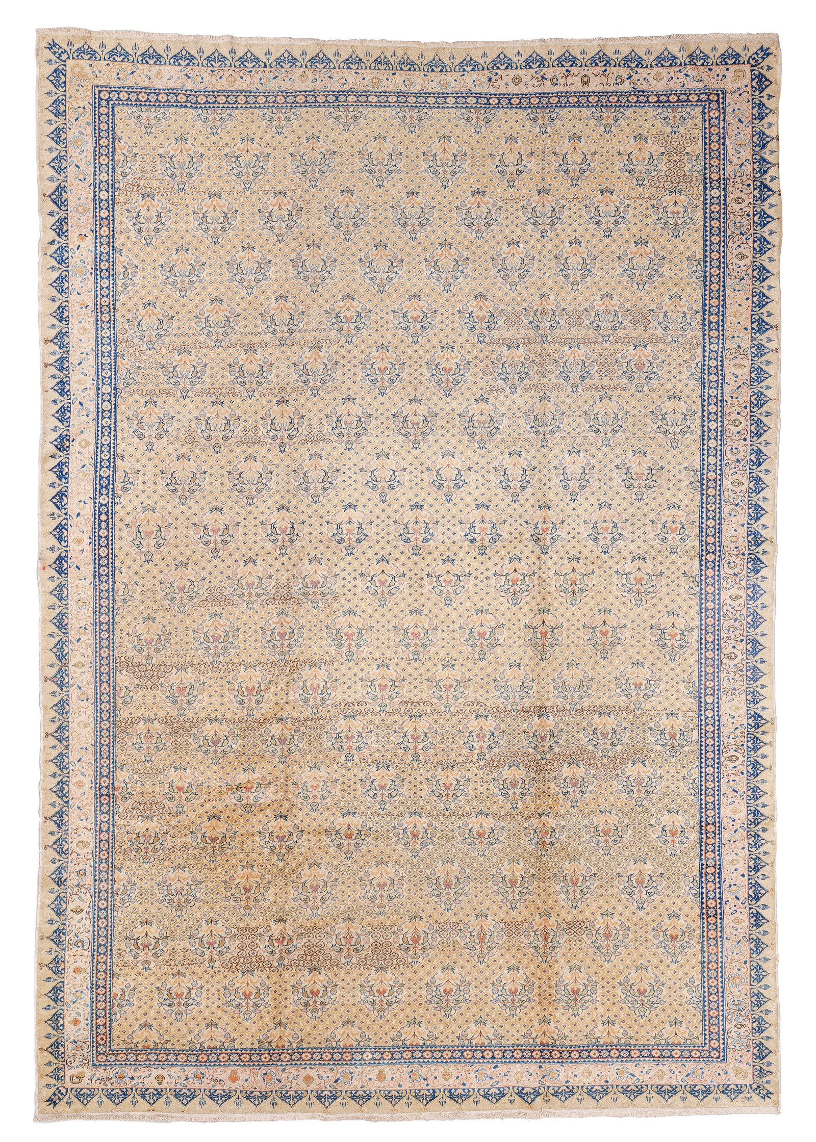 Sivas Rug, Turkey, Mid 20th C., 9'4'' x 13'6'': Sivas Rug, Turkey, Mid 20th C., 9'4'' x 13'6'' (284 x 411 cm). Weight: 54 lbs. Material: wool pile, cotton warp, cotton weft.