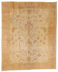 Oushak Rug, Turkey, 20th C., 9'0'' x 11'0''