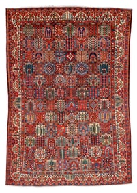 Bakhtiari Garden Rug, Persia, Ca. 1950, 11'3'' x 15'10''