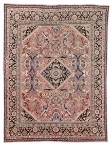 Mahal Rug, Persia, Mid 20th C., 9'2'' x 12'8''