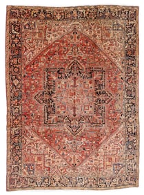 Heriz Rug, Persia, Ca. 1950, 9'6'' x 13'0''