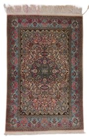 Kerman Rug, Persia, Mid 20th C., 3'4'' x 4'10''