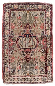 Lavar Kerman Rug, Persia, Late 19th C., 2'6'' x 4'1''