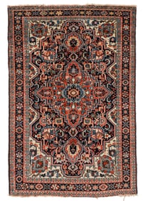 Hamadan Rug, Persia, Mid 20th C., 3'4'' x 5'0''