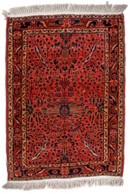 Sarouk Rug, Persia, Ca. 1910, 3'3'' x 4'8'