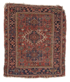 Karadja Rug, Persia, Ca. 1900, 3'5'' x 4'1''