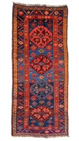 Kurd Rug, Persia, Ca. 1920, 4'0'' x 9'2''