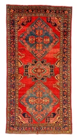 Hamadan Rug, Persia, Early 20th C., 5'3'' x 10'1''