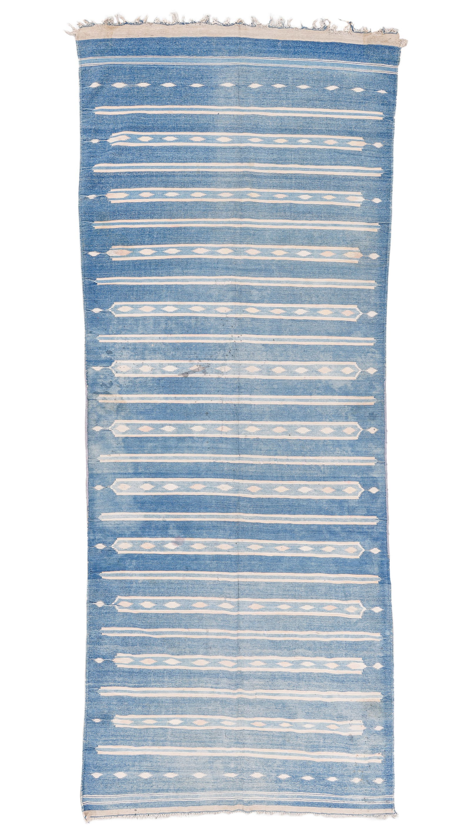 Dhurrie Rug, India, Early/Mid 20th C., 5'6'' x 14'2'' (1 of 3)