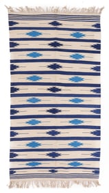 Dhurrie Rug, India, Mid 20th C., 3'8'' x 6'10''