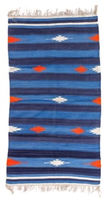 Dhurrie Rug, India, Mid 20th C., 3'6'' x 6'5''
